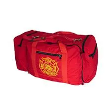 R&B Fab Oversized Gear Bag w/ Multiple Pockets, Red