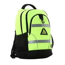 Hi-Vis Safety Backpack Lime/Black