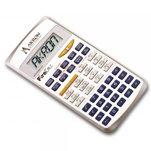 Akron FireCalc Firefighting Pocket Calculator