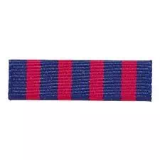 BLUE/RED CLOTH COMMENDATION RIBBON BAR