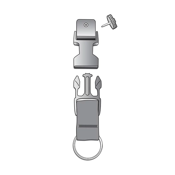 Hammerhead Gear Keeper Split Ring, Stainless Steel