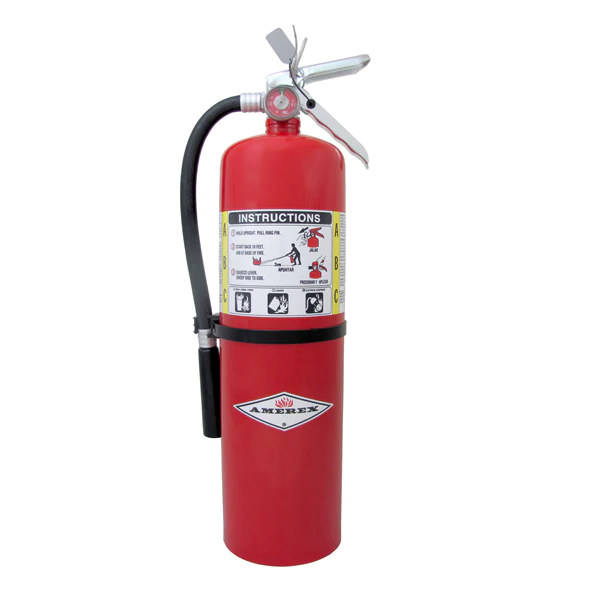 Amerex 10# Extinguisher, ABC w/ Wall Bracket (4A:80B:C)
