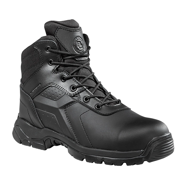 Black Diamond Boot, Safety Toe 6" Tactical, Side Zip