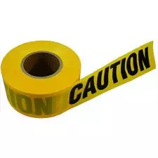 Pro-Line Barricade Tape, "Caution" Yellow 3"x1000' 2Mil
