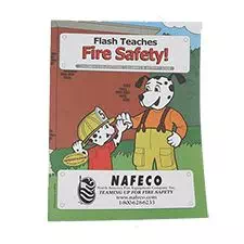 Fire Safety Kids Coloring Book "Flash, Fire Safety Dog"