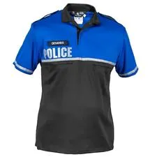 Olympic Color Block Polo SS, Royal-Black 