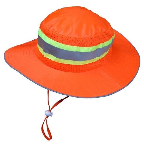 Hi Viz Boonie/Ranger Hat Orange, Reflective 