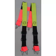 Suspenders, H-Back 42" Elastic/LY Shoulder Orange