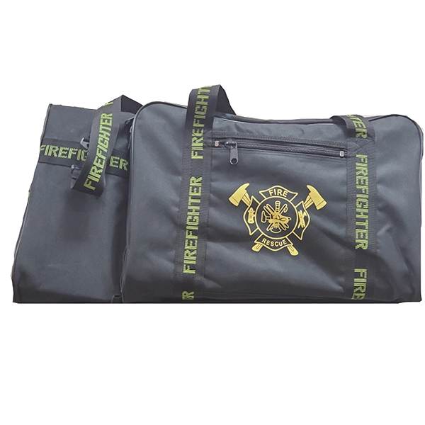 Firefighter Gear Bag, Black, 32"L x 17"H x 16"D