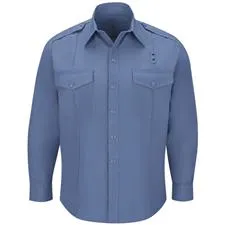 Workrite Shirt, Light Blue, LS Nomex, 4.5 oz