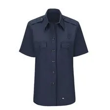 Workrite Shirt, Ladies, Nomex 4.5 oz, SS, Navy
