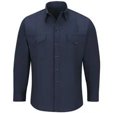 Workrite Shirt, Navy, Nomex Nomex, 4.5 oz, LS