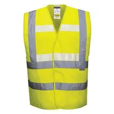 Portwest Safety Vest, Triple Technology, Yellow, CL 2 
