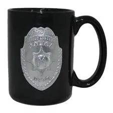 Great American Products Mug, Black Police