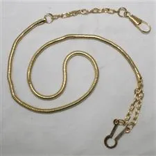 Hamburger Woolen Gold Snake Chain for Whistle 