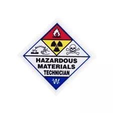 Pacific Reflex Decal, 2" Hazardous Materials Technician 