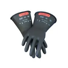 CPA 11" Class 0 Rubber Gloves Insulated, Black 