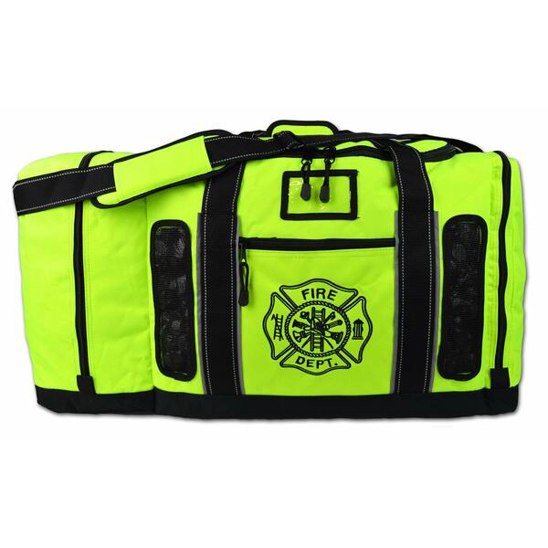 Lightning X Turnout Gear Bag Quad Vent, Fluorescent Yellow 30 x 14 x 15