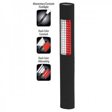 Nightstick Multipurpose Safety Flashlight with Red-White LEDs