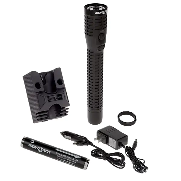 Nightstick Personal Size LED Polymer Dual-Light Flashlight Rechargeable