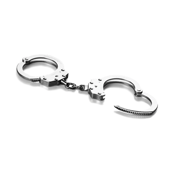Peerless Handcuffs, 700 Nickel Chained 