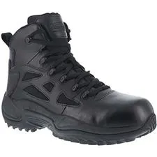 Reebok Boot, 6", Tactical Side Zip, Black Composite Toe 
