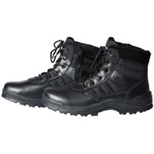 Tact Squad Sentry 6" Boots Side-Zip, Black