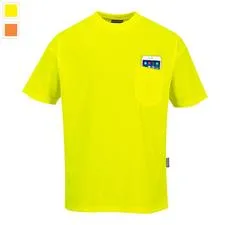 Portwest T-Shirt, SS, Pocket, 100% Poly