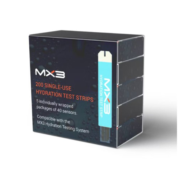 MX3 Hydration Test Strip Box of 200, 5 Pack Strips 