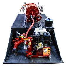 Skid Unit, 150 Gallon, 11 HP CET Pump, 1"x150' Booster Hose