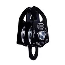 PMI SMC 2" Double Prusik Minding Pulley,NFPA-Black
