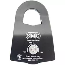 PMI SMC Micro (1 3/8") Prusik Minding Pulley,Double-Black