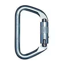 PMI SMC ANSI Large Steel D Carabiner-Safety Lock