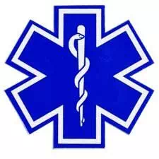 Pacific Reflex Decal, Star Of Life 4" 
