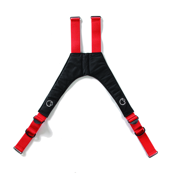 LION Suspender, V-Force Non-High Back, Red, 42" (R) Rectangular Loops Front & Back