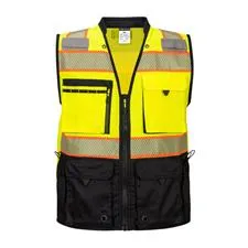Portwest Premium Surveyors Vest, Yellow-Black
