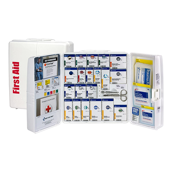 First Aid Only Plastic Smart Compliant Cabinet, OSHA, Large