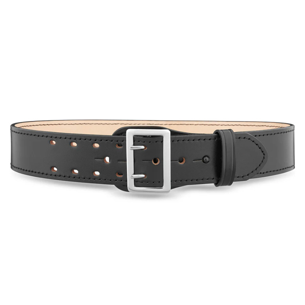 Dutyman Belt, 2 1/4" Sam Brown Belt; Silver Buckle