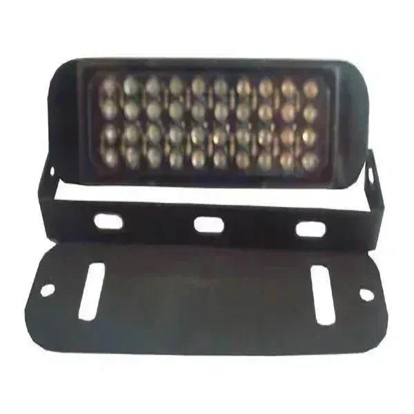 Able 2 LED MicroLite, Amber Black Housing