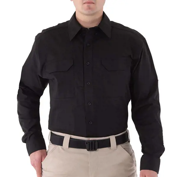 Camicia Uomo Camp David Traveler Explorer Blu Manica Lunga Ew4 Taglia
