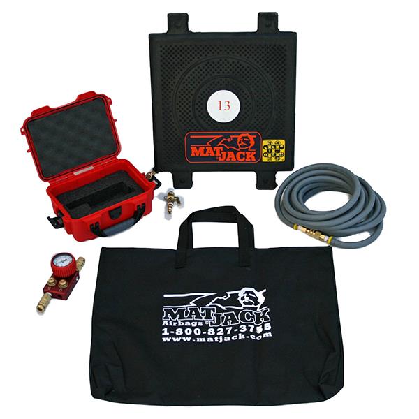 Matjack 13 Ton High Pressure Air Lifting Bag Kit, Aramid