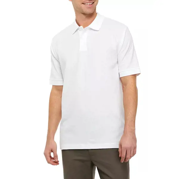 Newport Harbor Short Sleeve Polo, White