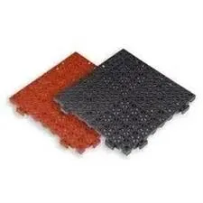 Turtle Plastics Compartment Tile, 3/4" thick, Black, 1'x1'