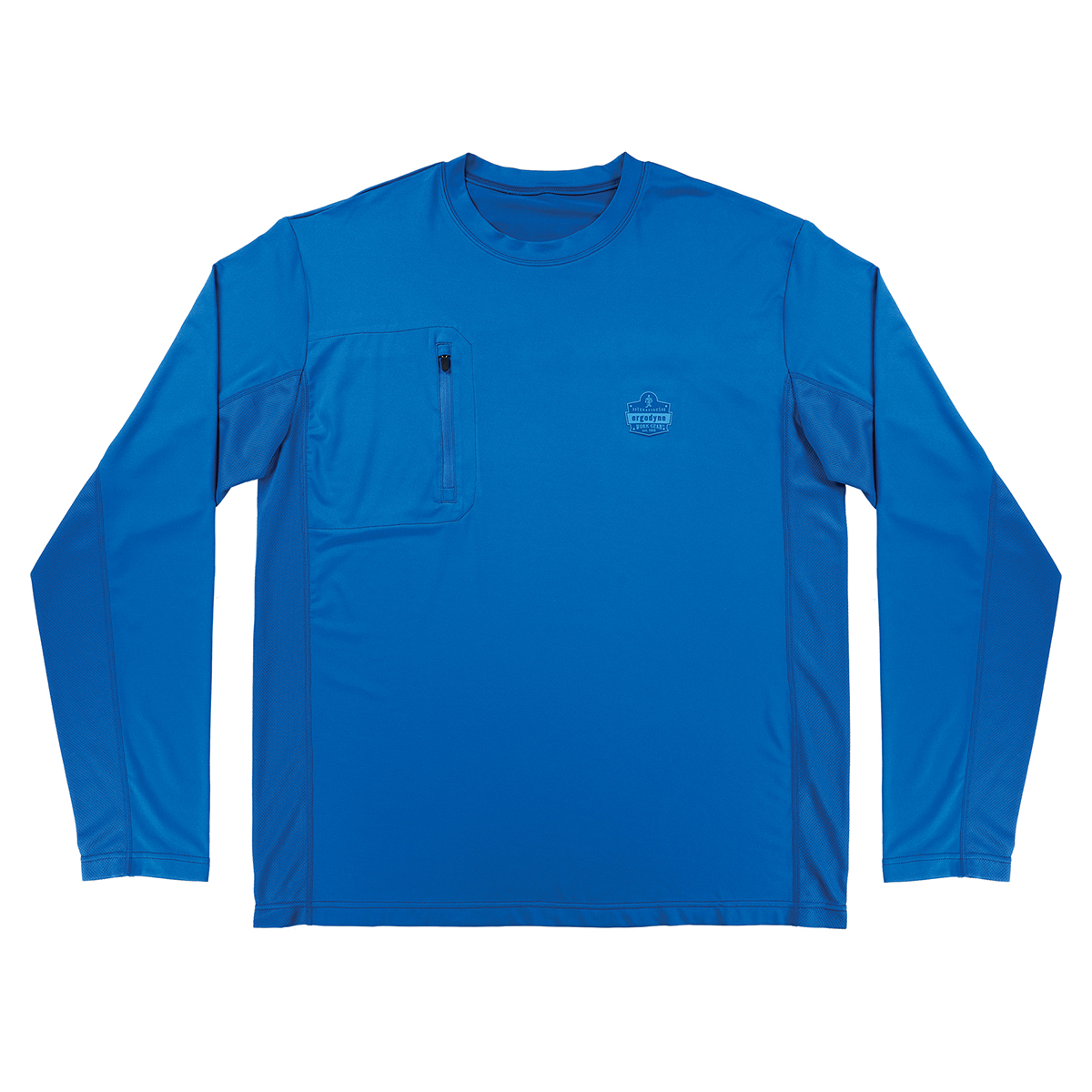 Ergodyne Blue Cooling Shirt, Long Sleeve