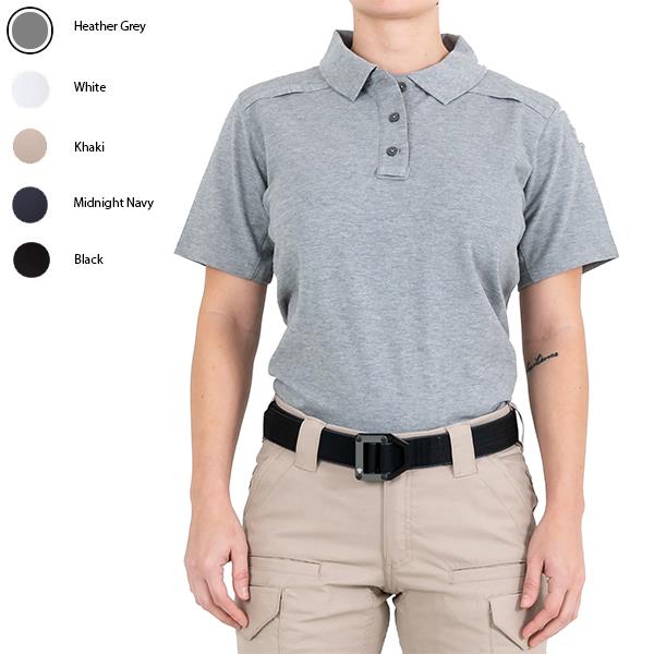 First Tactical Ladies Cotton SS Polo with Pen Pocket