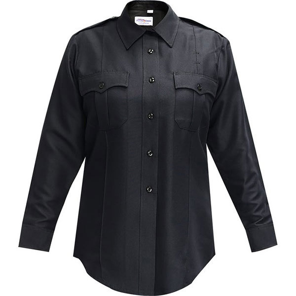 FBC Command Shirt, Ladies LS, LAPD Navy, with Zipper