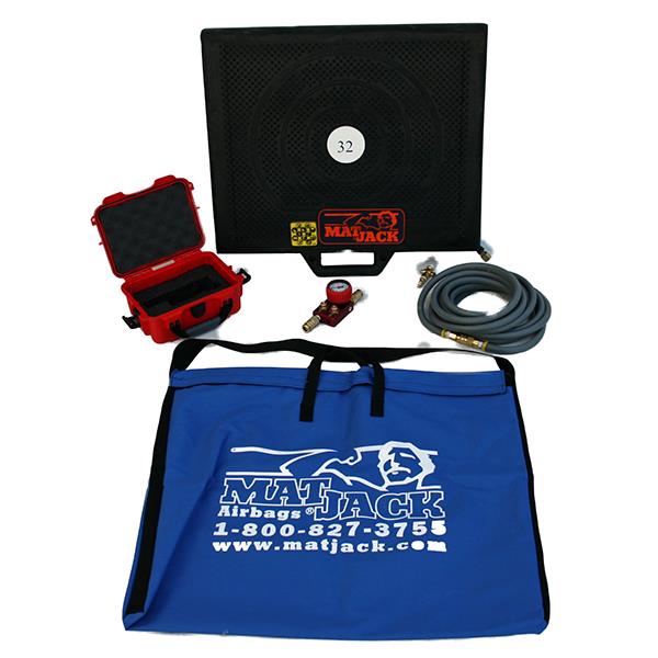 Matjack 32 Ton High Pressure Air Lifting Bag Kit, Aramid