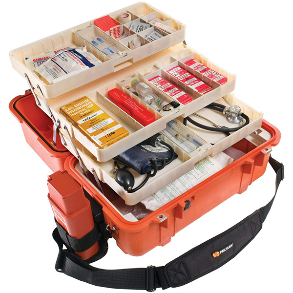 Pelican Case, EMS Organizer Sliding Trays, Orange