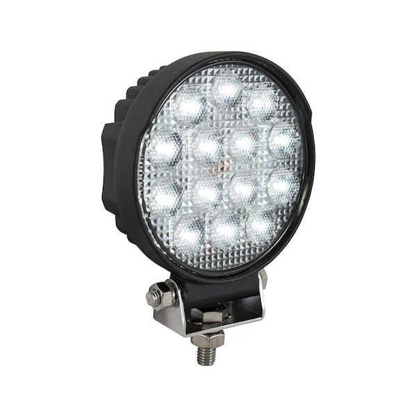 Buyers Product Flood Light 12-24 VDC, 14 LED, Clear,Round