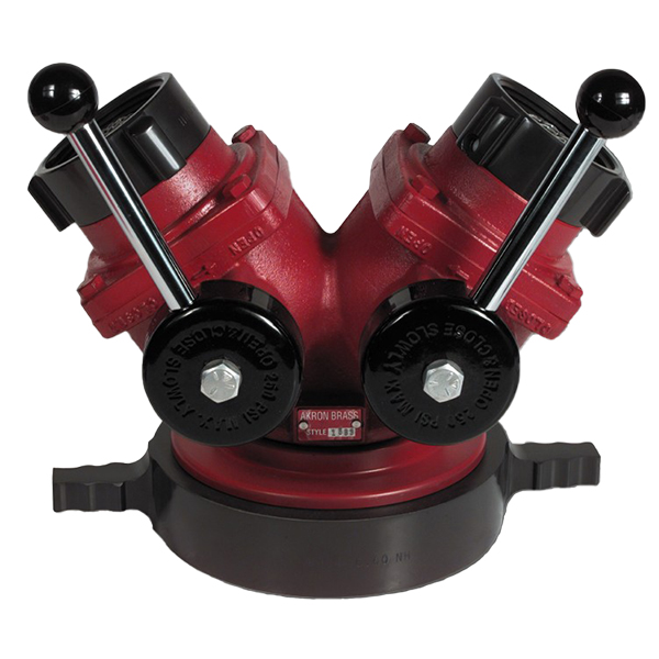 Akron Suction Siamese Valve (2) 2.5" F x 2.5" F